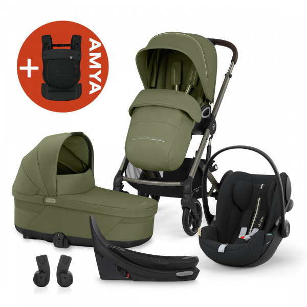 CYBEX Gold Talos 4in1 +AMYA - Moss Green/Moon Black